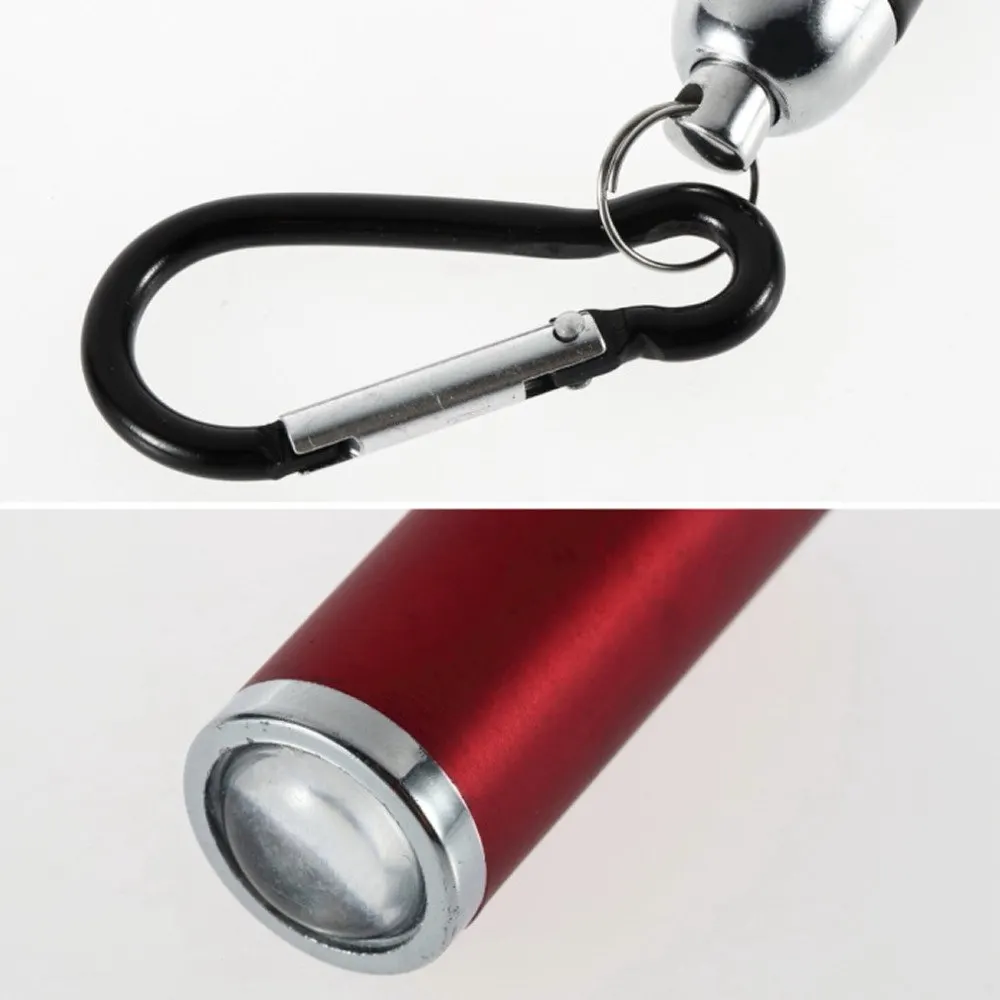 Mini Outdoor Bicycle Flashlight Lamp Light Torch Keychain Portable Aluminium Alloy High Power Convex Mirror Bike LED Lamp Torch