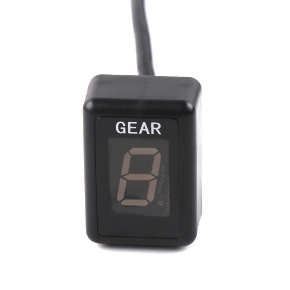 LED Digital Display Indicator Motorcycle Gear Position 1-6 Ecu Plug Sensor Plastic For Y-amaha Speed Gear Display Indicator