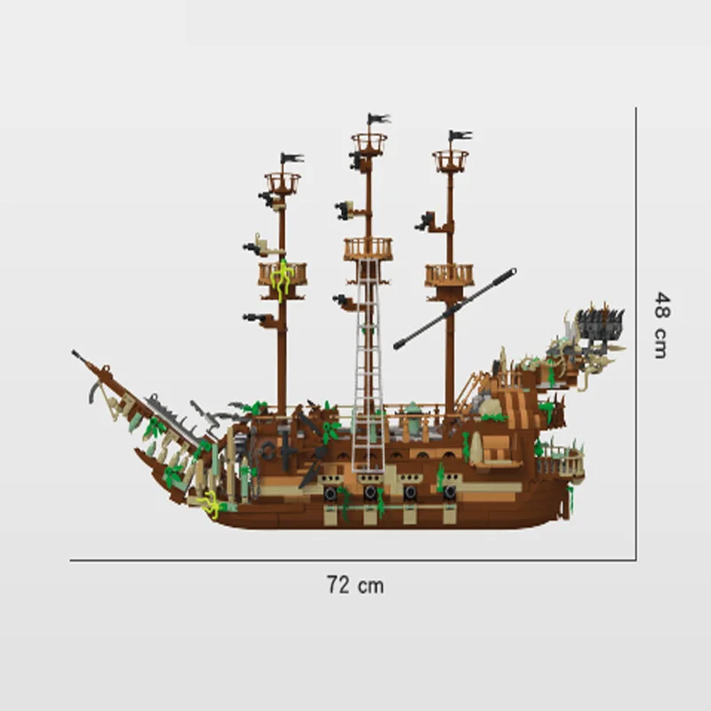 LEGO MOC Piggy Pirate Ship 2.0 by timeremembered