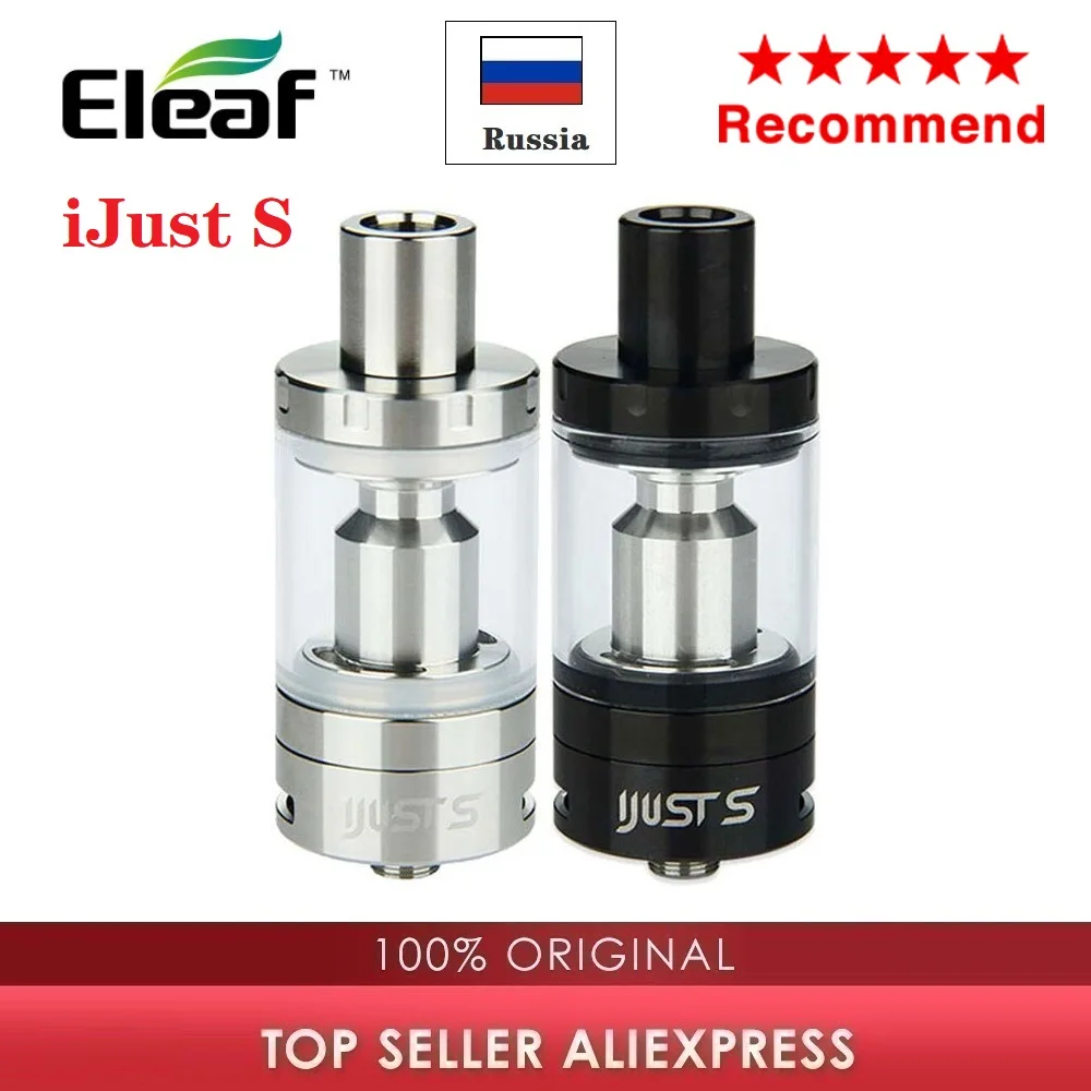 Оригинальный атомайзер Eleaf iJust S емкость 4 мл ijust s топовое наполнение электронная