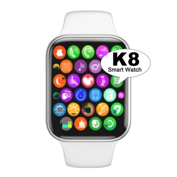 

Hot Sell 2020 Men Women Smart Watch K8 1.78 Inches Blue Tooth GPS Motion Control Heart Rate Suitable for Android IOS