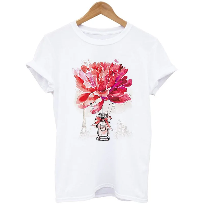 Yellow T Shirt Women 2020 New Summer Short Sleeve Floral Flower Fashion Lady Top Tshirt Ladies Womens Graphic Female Tee T-Shirt