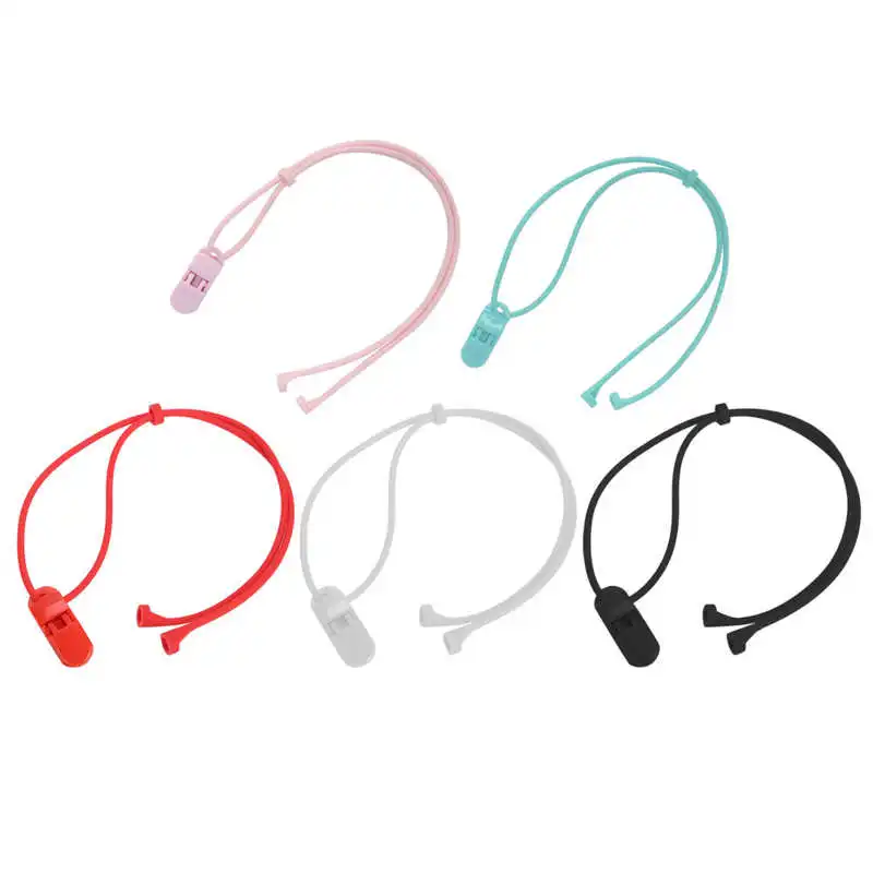 Ear Care BTE Hearing Aids Clip Rope Silicone Elastic Anti Loss Security