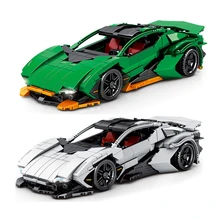 

High-Tech Expert Ideas Famous Speed Champions Car Building Blocks Creative MOC Sports Racing Vehicle Sets Bricks Toys For Child