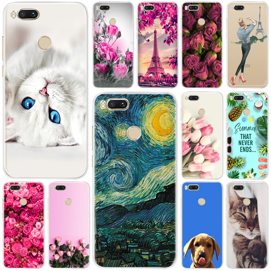 Cassa Del Telefono Per Xiao Mi Mi 5X Custodie Xiao Mi Mi A1 Molle Del Silicone Della Copertura Posteriore Di Tpu Per Xiao Mi Mi 5X Mi A1 Mi A1 5X Pien