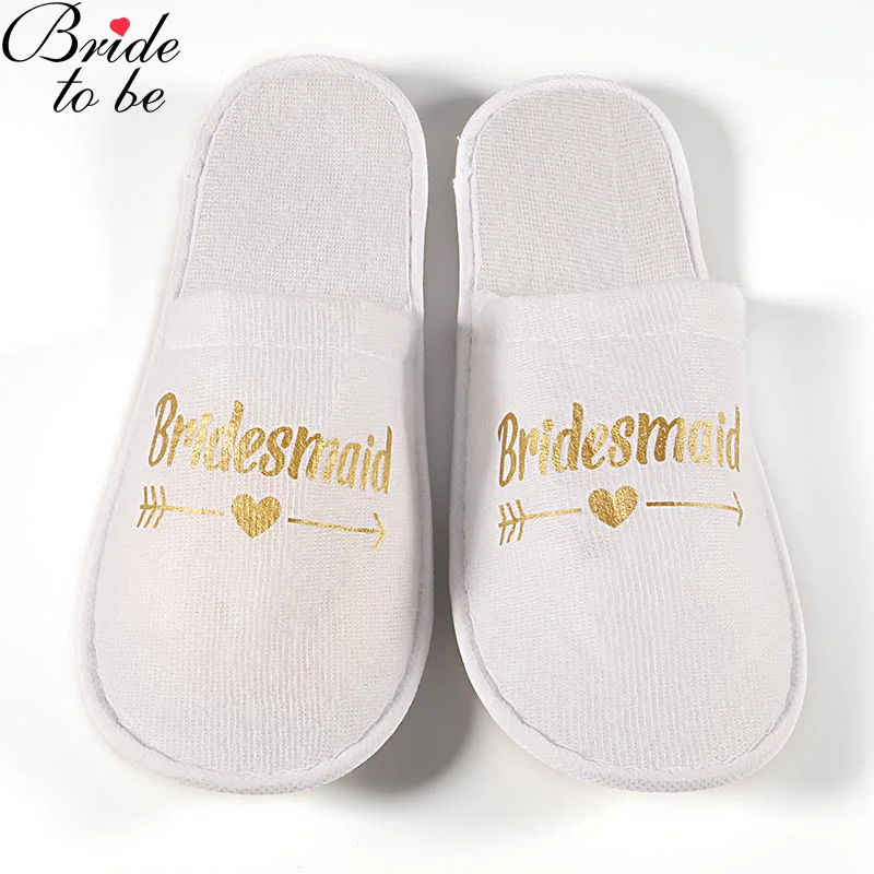 1-Pair-Team-Bride-Slippers-Bride-Shower-Disposable-Wedding-Decoration ...