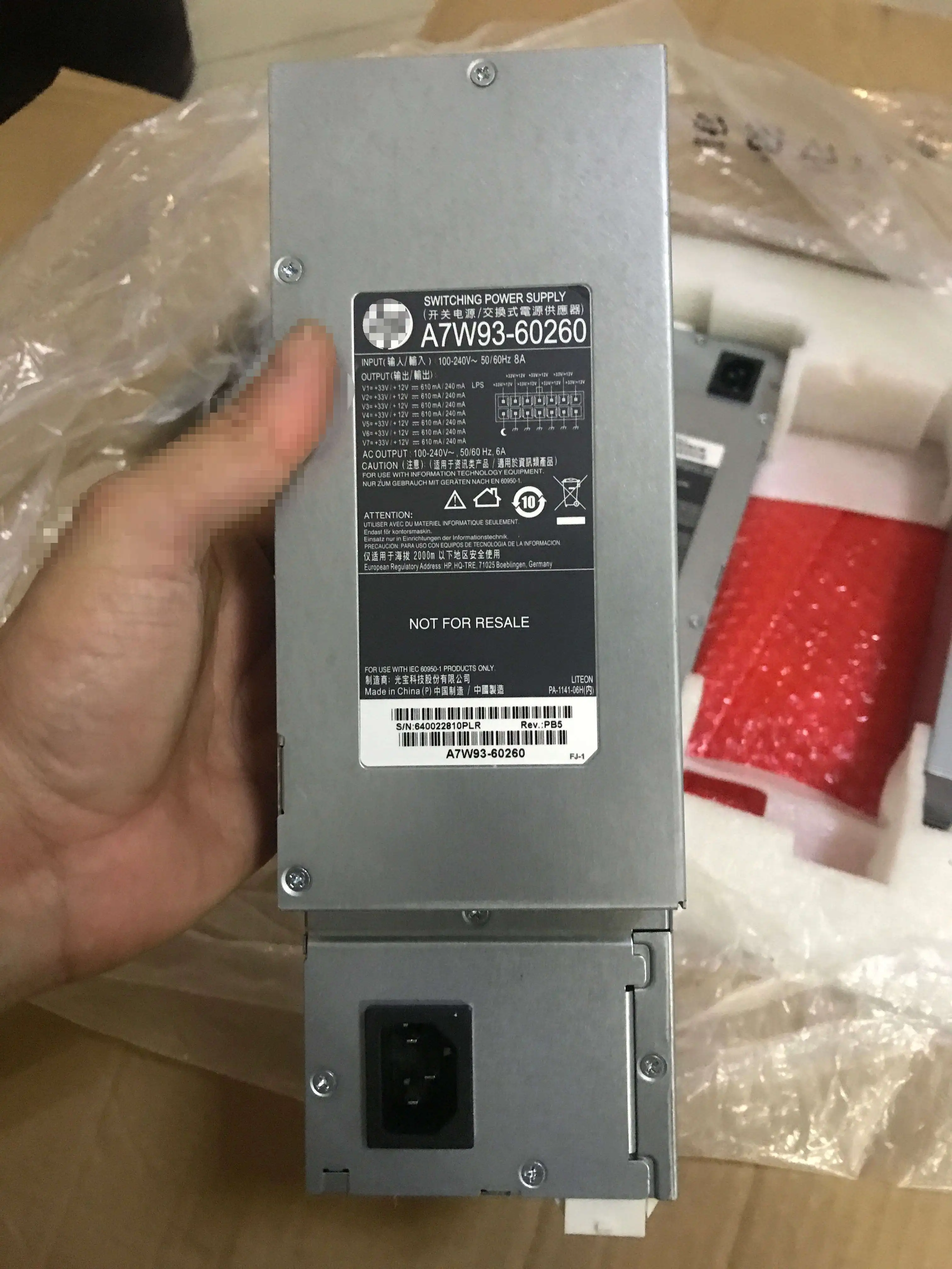 

A7W93-60260 для HP копировального блока питания принтера