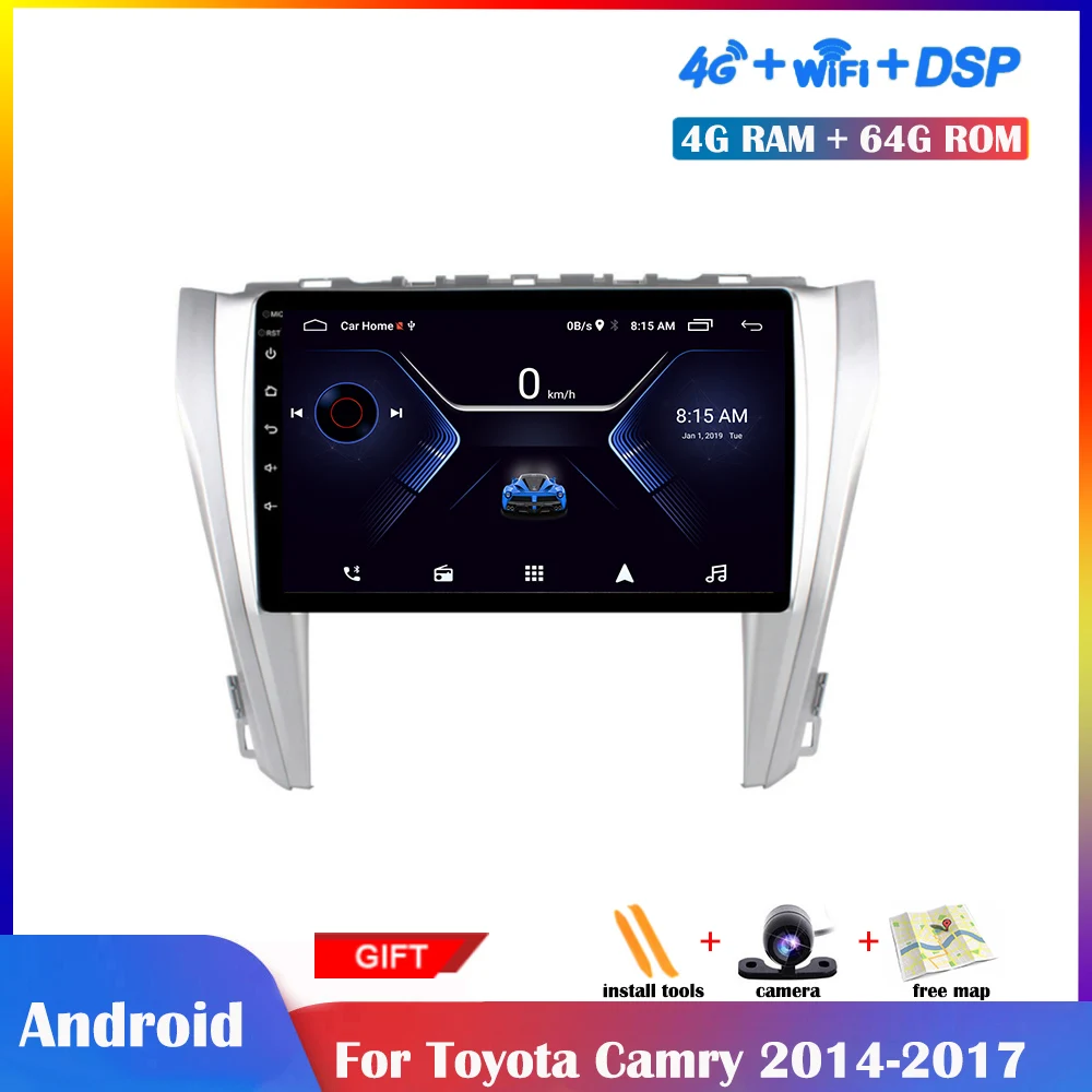 Android Multimedia Player For Toyota Camry 2014 2015 2016 2017 Car