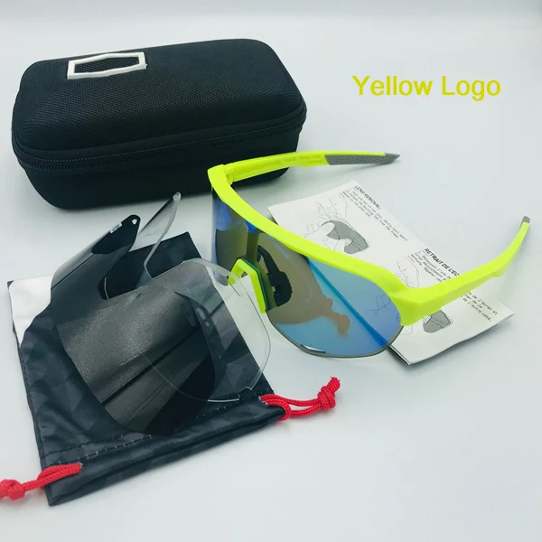 3 Lens Polarized 02 Спортивные велосипедные солнцезащитные очки для мужчин и женщин, велосипедные очки для горного велосипеда, очки для бега, езды, рыбалки, мотоцикла - Цвет: 3 Lens Polarized 02