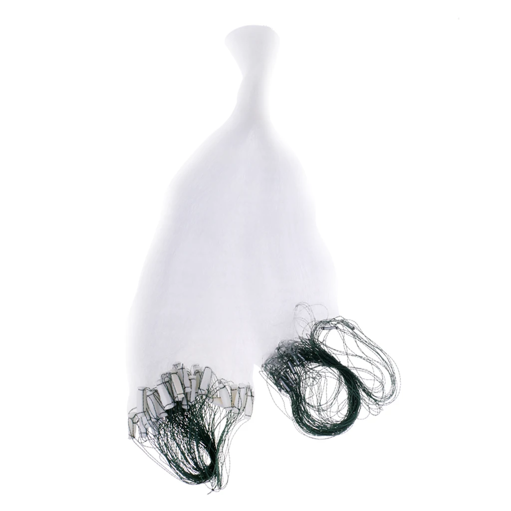 Three Layers Fishing Gill Net Fishing Net Seine Net with Foam Float Bobbers and Lead Sinkers