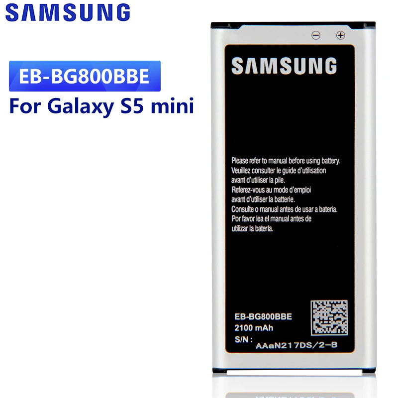 Bereiken Eigenwijs glas Originele Vervangende Batterij Voor Samsung Galaxy S5 Mini S5MINI G870A  G870W SM G800F Authentieke EB BG800BBE EB BG800CBE 2100Mah|bb battery| battery abattery for - AliExpress