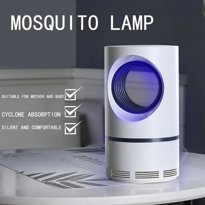 

Home Electric Mosquito Repellent Killer LED Ultraviolet Light Electronics Photocatalyst Fly Trap Lamp Silent Killing Pest Lamp