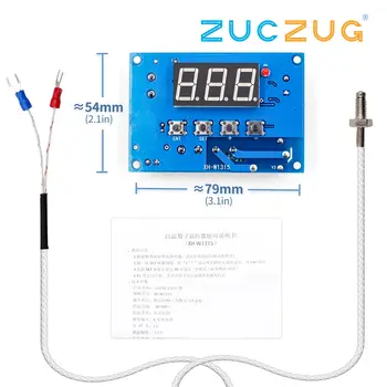 

K type thermocouple XH-W1315 high temperature type temperature controller -30-999 degree temperature control board