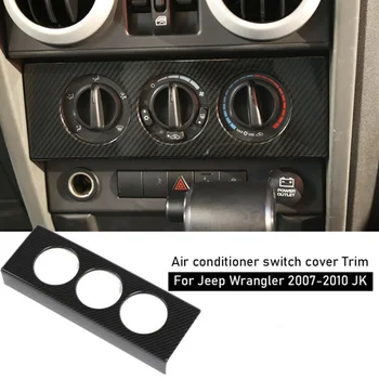 

Brand New And High Quality Carbon Fiber Air Conditioner Switch Panel Cover Trim For Jeep Wrangler JK 07-10