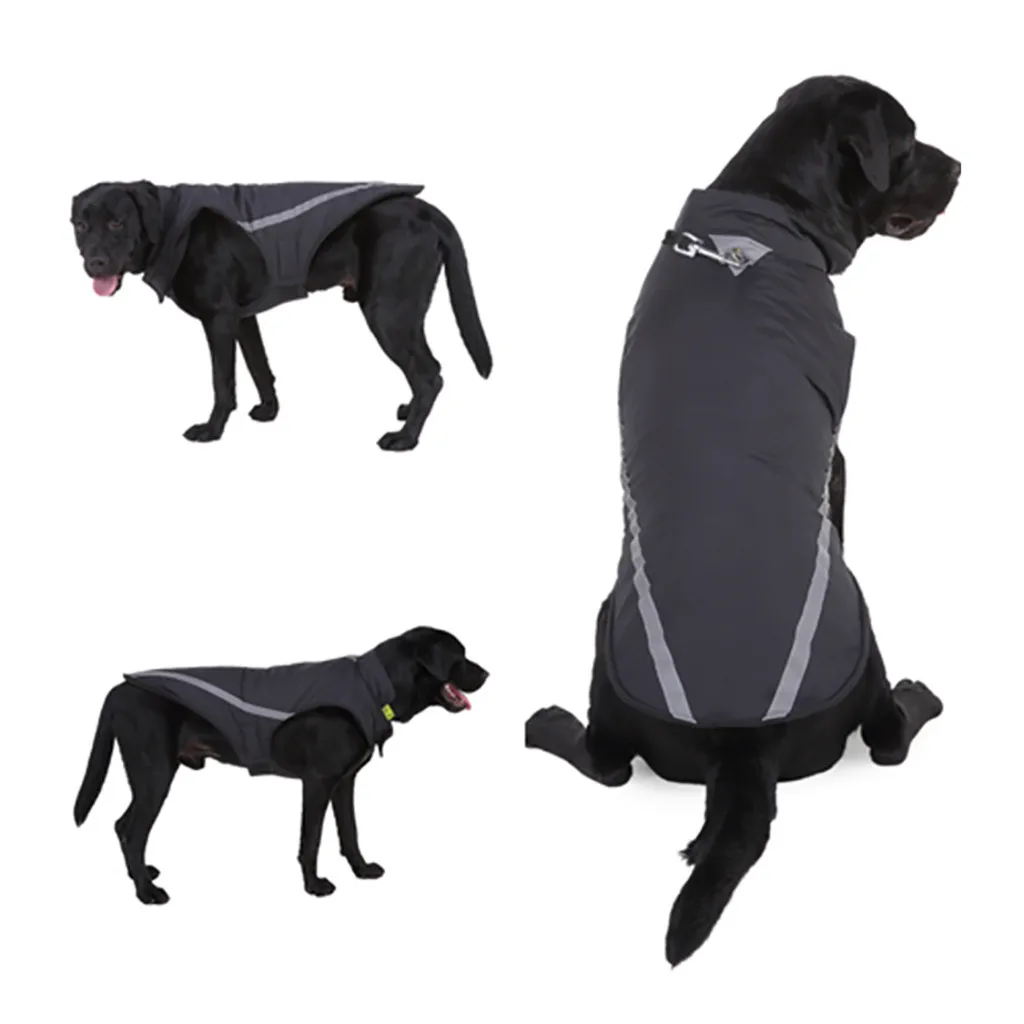 Ocardian Pet Raincoat Reflective Waterproof Jacket Winter Warm Coat Small Medium Large Dogs Rainproof pets clothes drop ship | Дом и сад