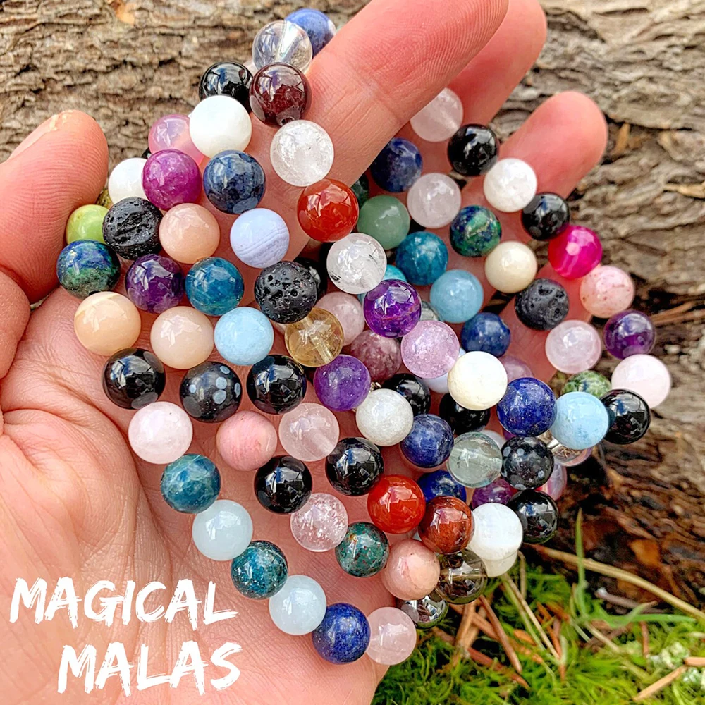 

MG1294 Magical Malas Wrist Bracelet Natural Gemstone Mix Energy Bracelet Best Children`s Gift