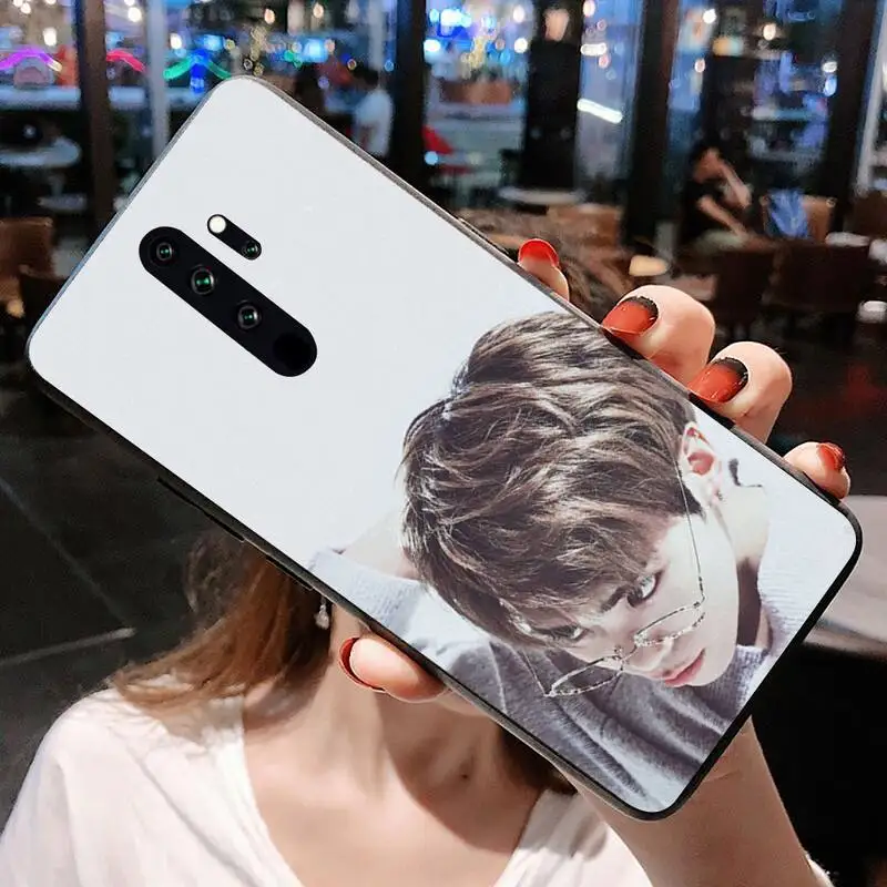 xiaomi leather case custom KPUSAGRT Shinee Jonghyun Đen Điện Thoại Ốp Lưng Cho Redmi Note 9 8 8T 8A 7 6 6A Đi Pro max Redmi 9 K20 4X xiaomi leather case case Cases For Xiaomi