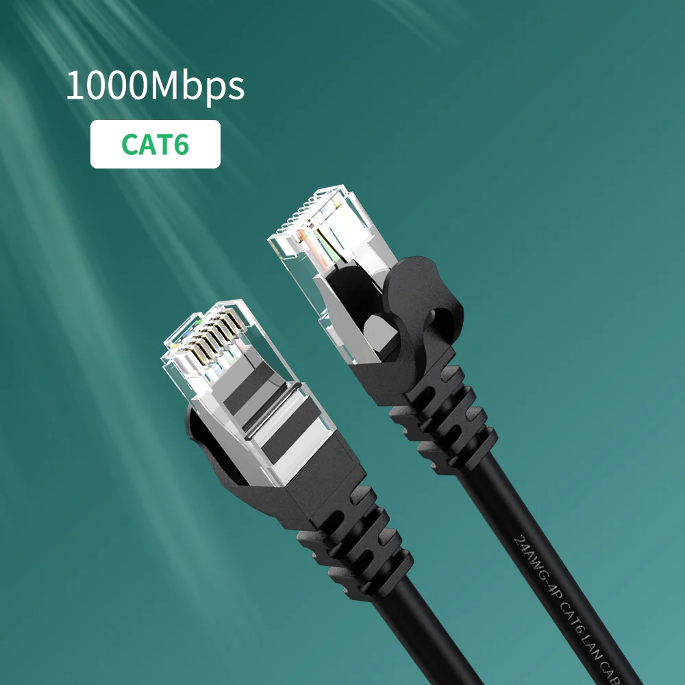 Ethernet-кабель Cat6 Lan-кабель UTP 1000Mnbps RJ45 сетевой кабель 20 м 25 патч-корд для компьютера