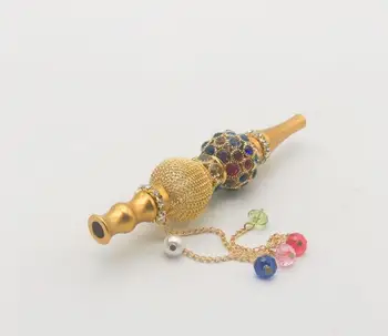 

10pcs/lot Black Cool Handmade Inlaid Jewelry Alloy Shisha Hookah Mouth Tips Mouthpiece Hookah Tip