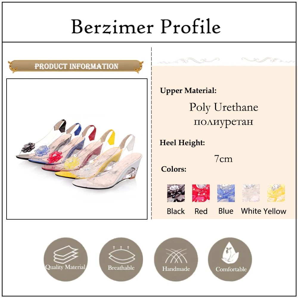 BERZIMER/Лидер продаж; Модные женские летние сандалии с блестящими кристаллами на необычной танкетке; Sandalias De mujer; женская обувь; Размеры 33-43