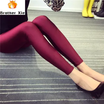 

Spring Autumn Solid Color Legging Woman Big Size All-match Basic Trousers Girl Ladies Stretch Leggings Leggins Feminina