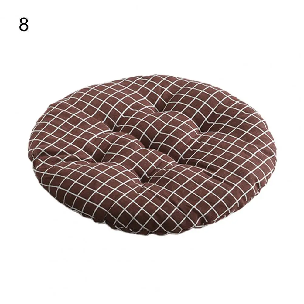 Nordic Style Printing Chair Cushion Cushion Round Cotton Flax Strong Flexibility Chair Cushion Pad Non-Slip Sofa Pillow 