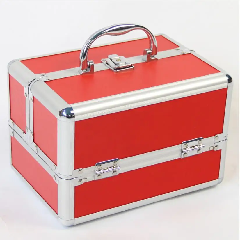 

New Arrival Red Jewelry Gift Boxes,Makeup Storage,Cosmetic Containers, Women Travel Cute Makeup Storage Organizer for Cosmetics
