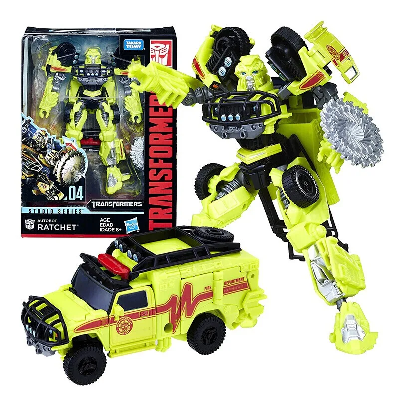 Figura de Ação 04 de Luxo Hasbro Transformador Estúdio Série Classe Filmes 1 Autobot Catraca Brinquedo Ss04 1 Transformadortransformador Robô