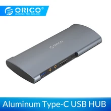 ORICO usb-хаб C концентратор тип-c для нескольких USB 3,0 HDMI VGA Mini DP RJ45 TF и SD аудио порт адаптер USB разветвитель для MacBook Pro huawei