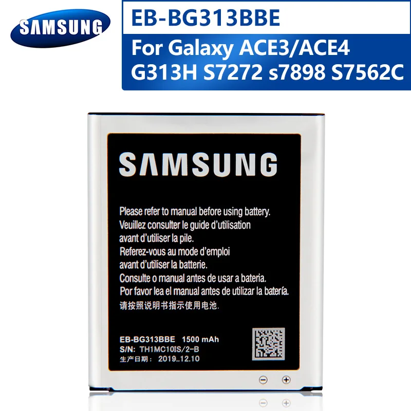 Samsung оригинальный EB-BG313BBE аккумулятор для Galaxy ACE4 Lite G313H S7272 s7898 S7562C Сменный телефона