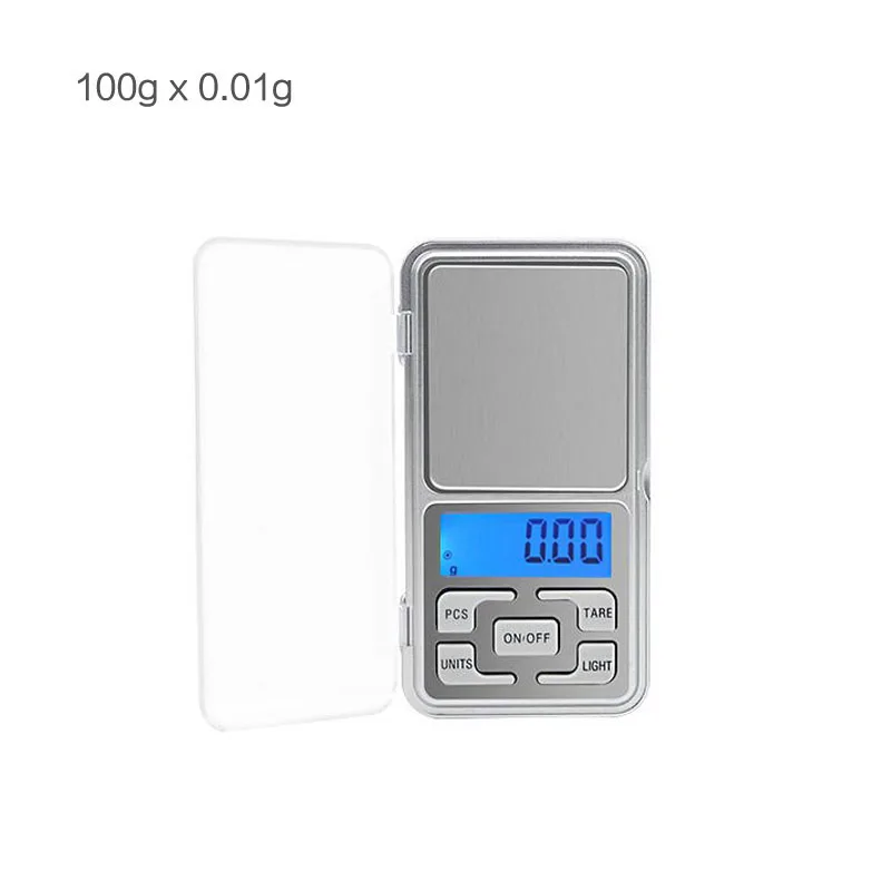 500g 1kg 3kg Digital Scale Electronic Balance Weight bench Scales Kitchen Food Scale steelyard Weighting Tool Libra - Цвет: 100gx0.01g