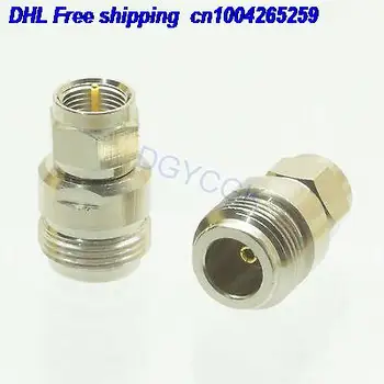 

DHL 100pcs Conversion Adapter N female F to F male M connector RF connector For Communication connector 22ds
