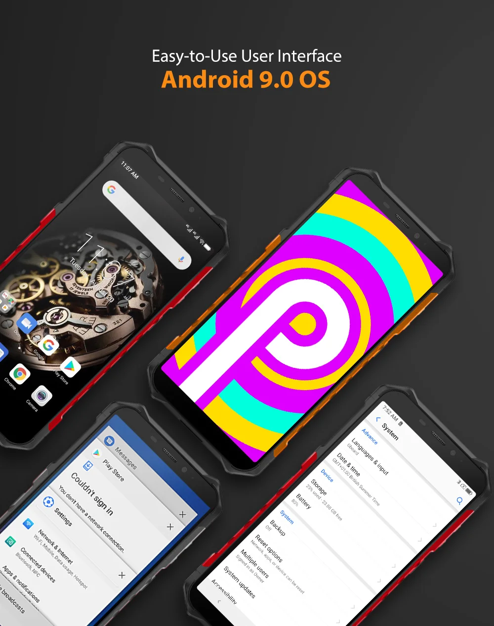 Смартфон Ulefone Armor X5 MT6763 Восьмиядерный IP68 Водонепроницаемый Android 9 разблокировка лица 3 ГБ 32 ГБ OTG NFC 4G LTE глобальная Версия Телефона