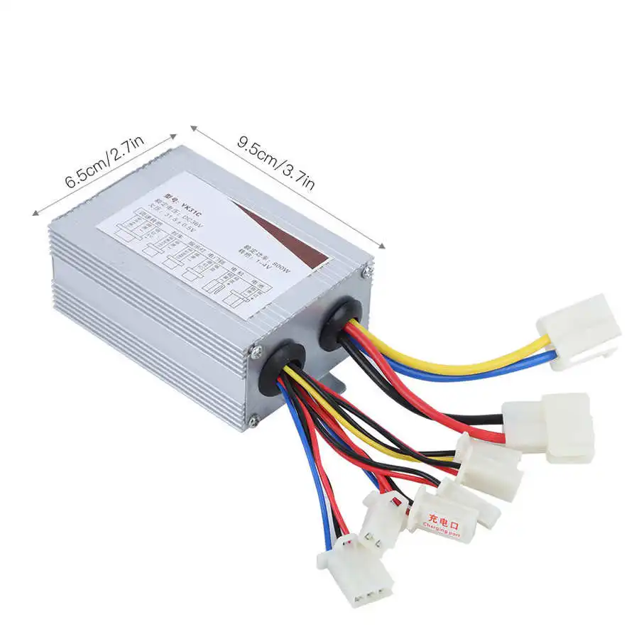 36V/800W электрический скутер велосипед щеточный контроллер из алюминиевого сплава