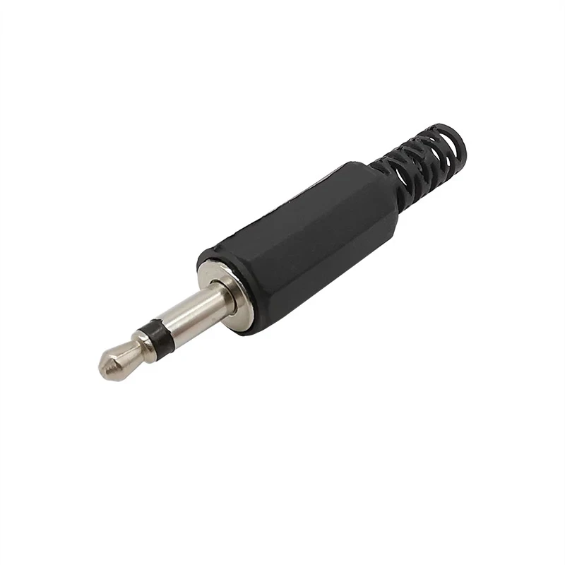 DIY Audio 3.5mm Male Mono Plug Jack - Solder Type Headphone Cable Extension Connector, Single Channel Adapter Description Image.This Product Can Be Found With The Tag Names Connectors, Connectors Terminals, Electrical Equipment Supplies, Solder type