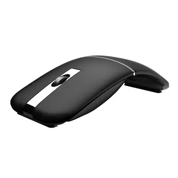 

Ultra Thin Portable Laptop PC Rechargeable Non-Slip Wireless Mouse Optical Foldable Arc Silent Click Bluetooth 2.4GHz Dual Modes
