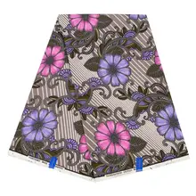 Анкара голландская восковая ткань высокого качества 6 ярдов африканская голландская восковая ткань для нигерийских вечерние платья kwanzaa ткань