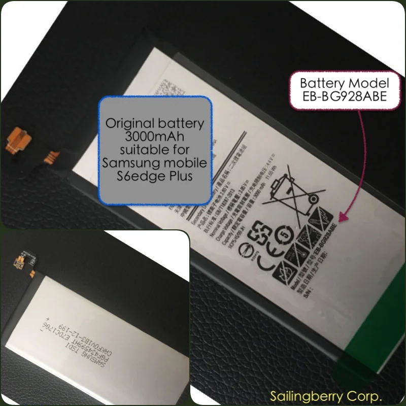 Оригинальный аккумулятор подходит для samsung mobile S6edge +/S6edge Plus/G9280/G9287 с батареей