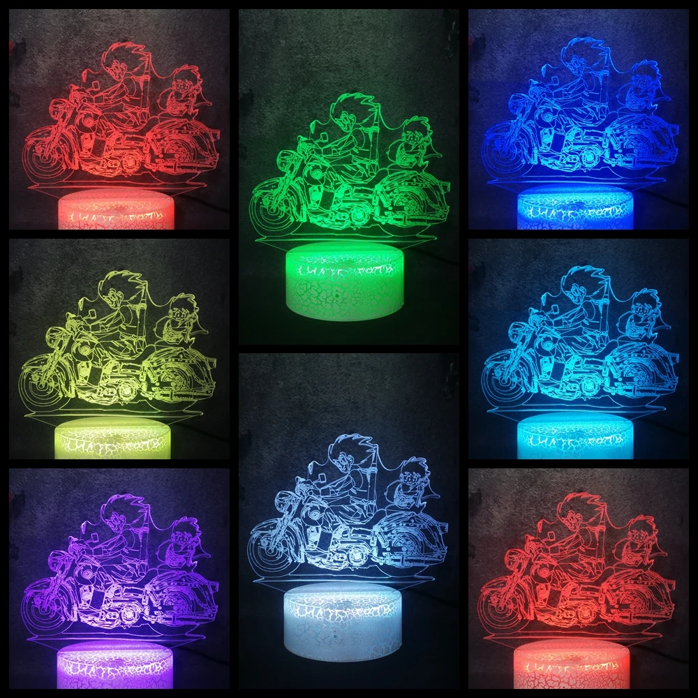 Горячий Японский комикс Dragon Ball Боевая нация Super Saiyan Son Goku Master Roshi 3D USB светодиодный