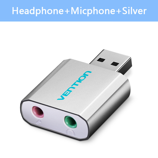 USB Sound Card USB Audio Interface headphone Adapter Soundcard for Mic Speaker Laptop PS4 Computer External Sound Card