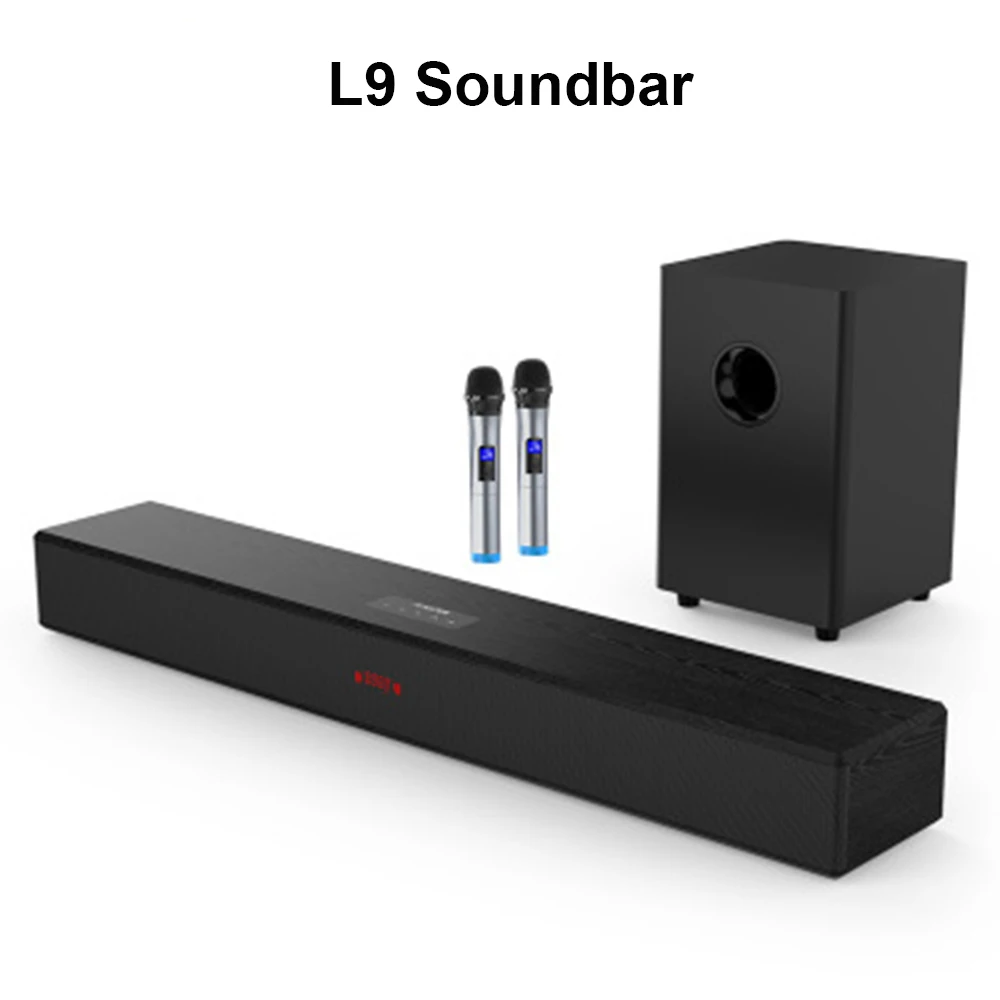 L9 Soundbar Home Theater Karaoke TV Bar Suara Analog 3D Stereo Suara