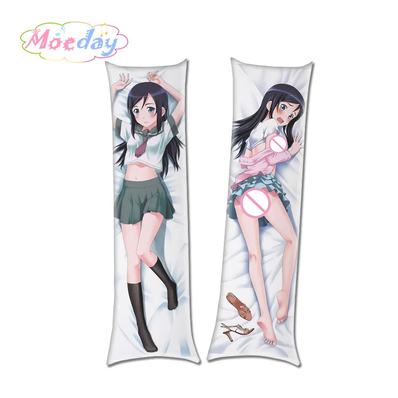 Красный Наволочки для подушки Oreimo Ayase Aragaki Kirino Kosaka Hugging - Цвет: Красный