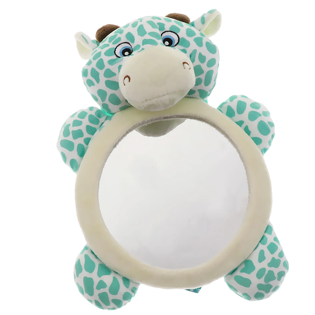 Soft Cow Framed Baby Car Mirror, Kids Car Seat Mirror Rear Facing Mirrors Baby Car Safty Mirror Clear View Baby