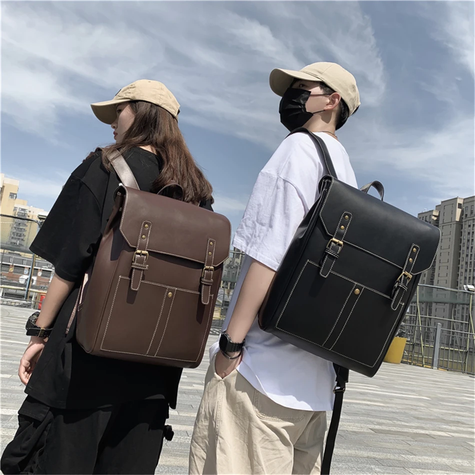 Leather backpacks Carry on luggage Genuine leather Travel bag Designer  duffle bag School backpack for college students backpack - AliExpress