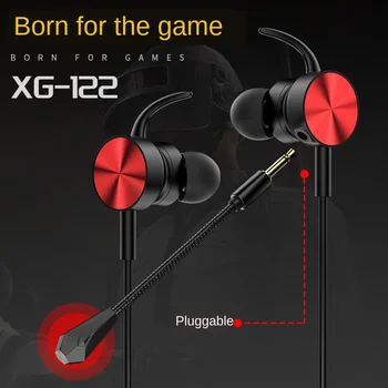 

Portable Dynamic Noise Reduction In-Ear Wired Call Earphones Gaming Computer Earpiece with Dual Mic for All Smartphone