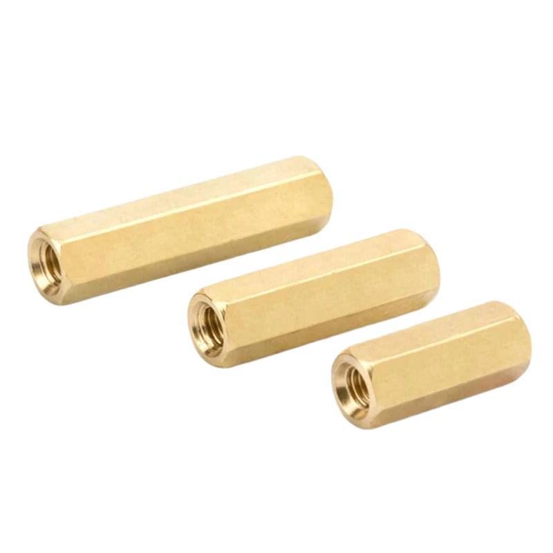 

M4 Hex Standoffs Brass Spacer Female to Female Spacing Screws Hex Brass Threaded Spacer Pillar PCB Computer PC Motherboard
