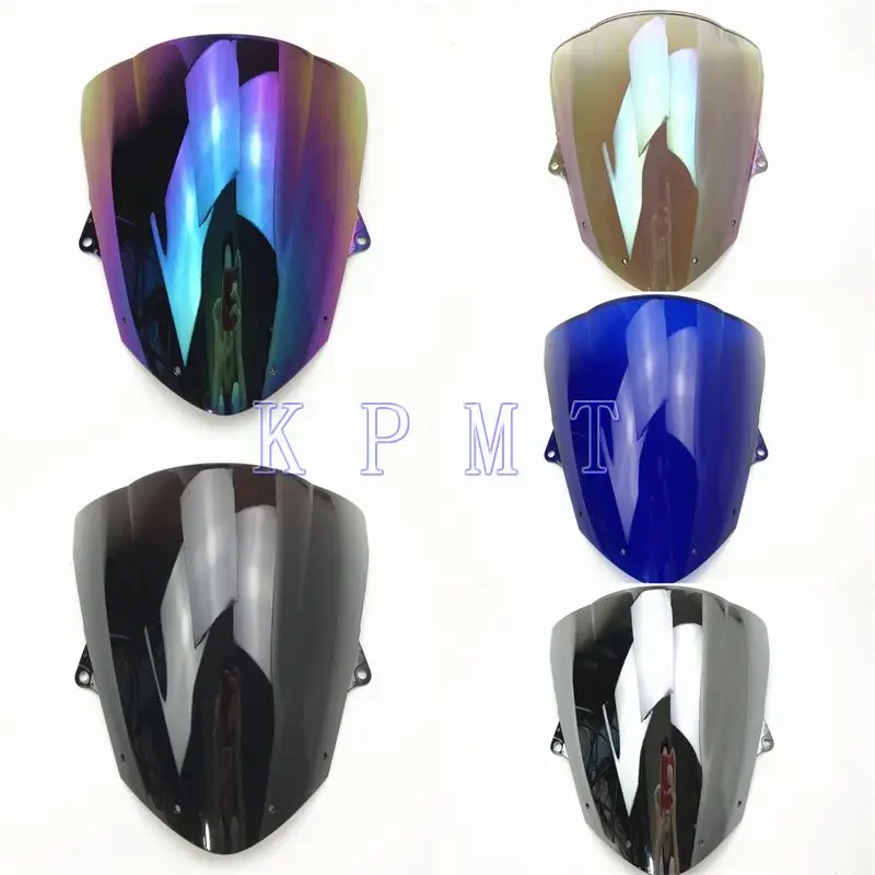 Для Kawasaki ZX6R 2009 2010 2011 2012 2013 2014 2015 ZX 6R 636 10R 2008 ветровое стекло с двойным пузырьком| |