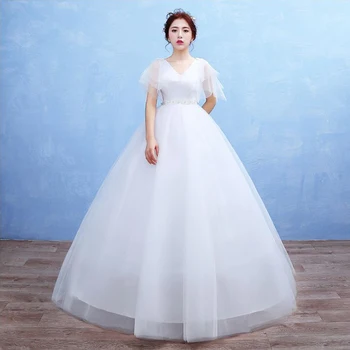 

LPTUTTI Appliques Beading New Plus Size Princess Bridal Marriage Gown Bride Simple Party Events Long Luxury Wedding Dresses