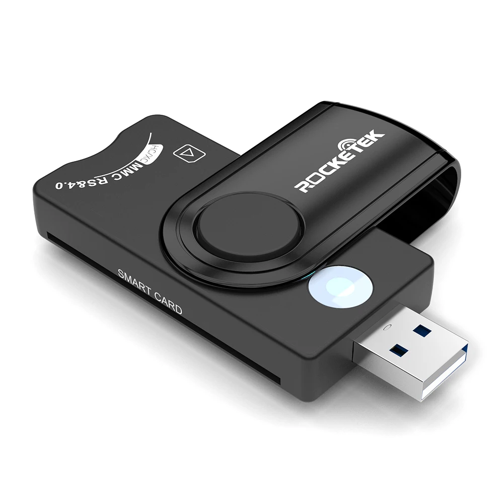 MMC RS&4.0 USB 3.0 Smart Card Reader Mac OS X-Build in SDHC/SDXC/SD
