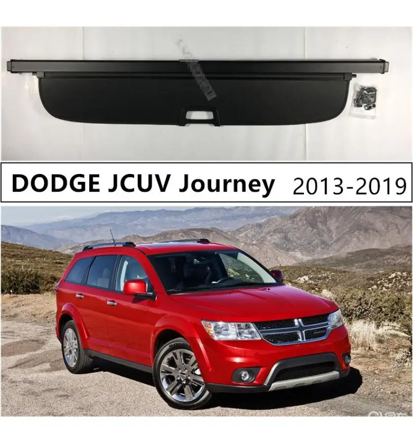 For Rear Trunk Cargo Cover Security Shield DODGE JCUV Journey 2013 2014 2015 2016 2017 2018 2019 High Qualit Auto Accessorie | Автомобили